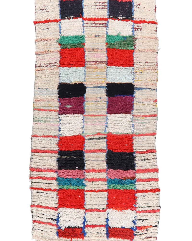 AZ-445  Berber Carpet Authentic Wool Moroccan Area Rug 3'-0"x 6'-3"