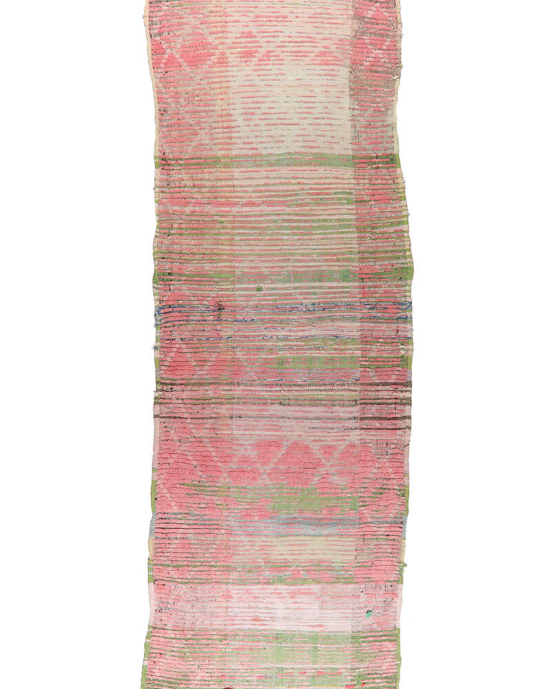 BJ-224  Berber Carpet Authentic Wool Moroccan Area Rug 3'-2"x 10'-0"