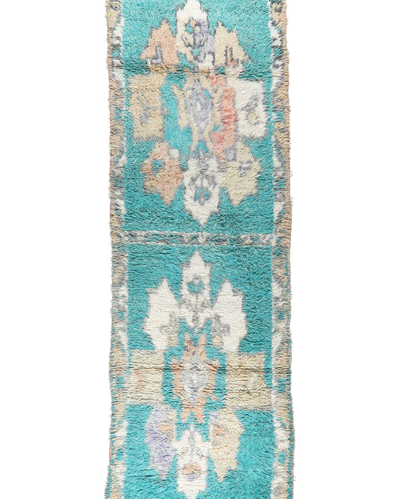 BJ-1230  Berber Carpet Authentic Wool Moroccan Area Rug 3'-3"x 10'-0"