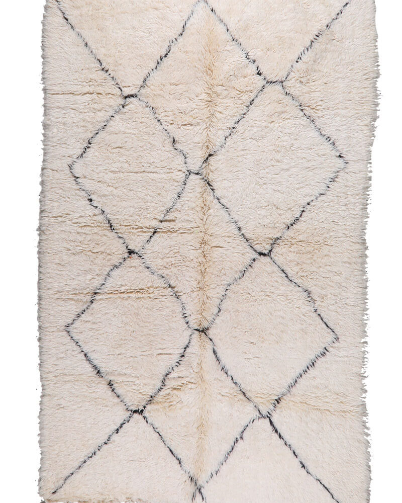 BO-122 classic carpet Atlas Style Wool Tribal Moroccan Area Rug 5'-0"x 8'-0"