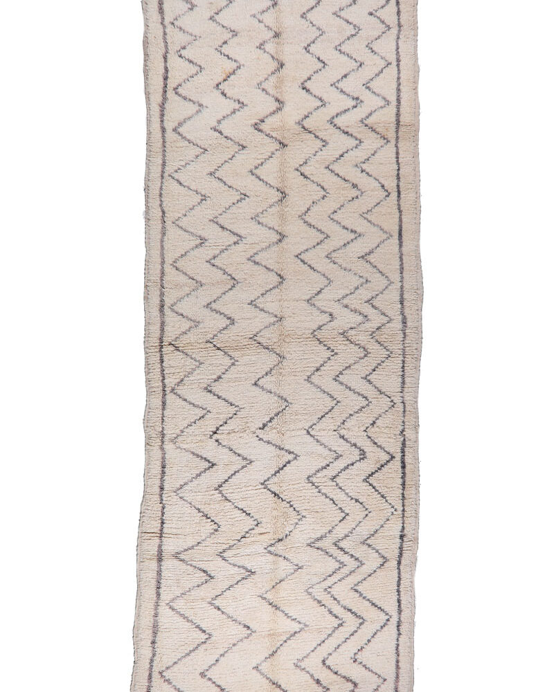 AZ-1301 Handmade Tribal Style Vintage Moroccan Area Rug 4'-3"x 11'-11"