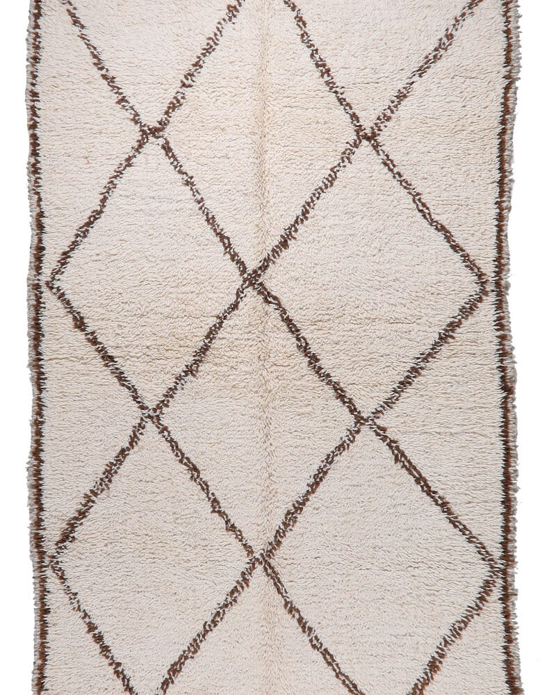 BO-742  Handmade Tribal Style Vintage Moroccan Area Rug 5'-1"x 8'-5"