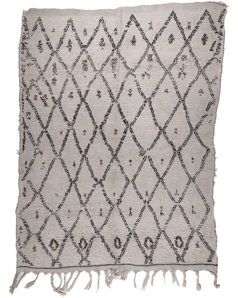 BO-750  Handmade Tribal Style Vintage Moroccan Area Rug 6'-0"x 8'-0"