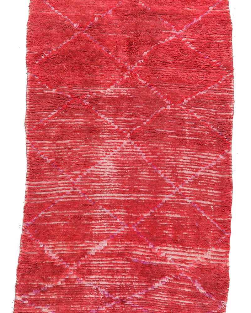 BJ-382 Classic Atlas Berber Vintage Moroccan Area Rug 3'-10"x 6'-6"