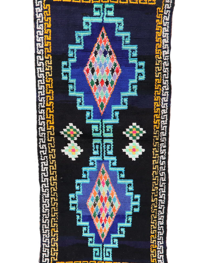 BJ-424 Berber Carpet Vintage Atlas Moroccan Area Rug 3'-8"x 8'-6"