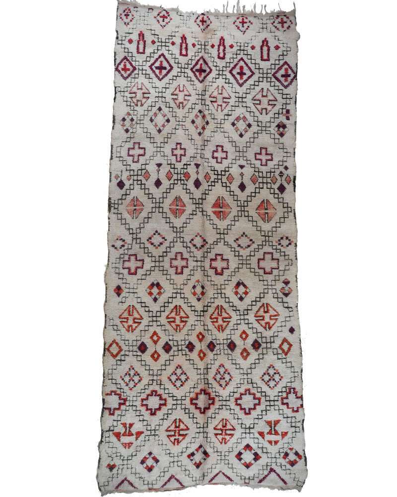 BO-1119 Handmade Berber Carpet Area Moroccan Rug 6'-0"x 15'-0"