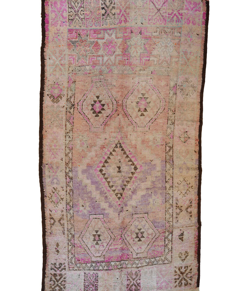 BJ-1502 Vintage Berber Style Wool Moroccan Area Rug 5'-11"x 12'-0"