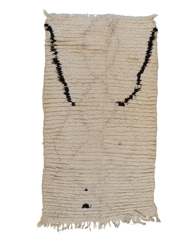 AZ-1045 Vintage Tribal Style Wool Moroccan Area Rug 2'-10"x 5'-5"