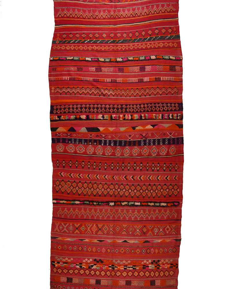 BL-1313 Berber Carpet Vintage Moroccan Area Rug 5'-3"x 12'-9"