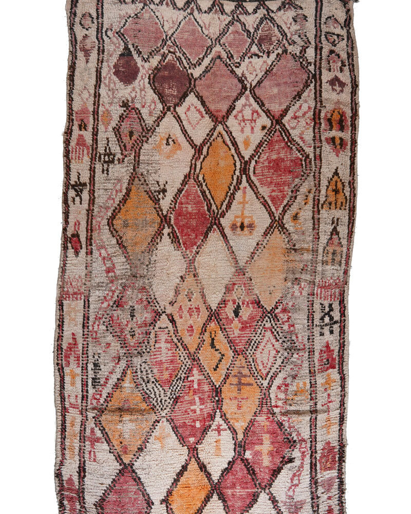 BO-1292 Berber Classic Vintage Moroccan Area Rug 6'-0"x 11'-5"