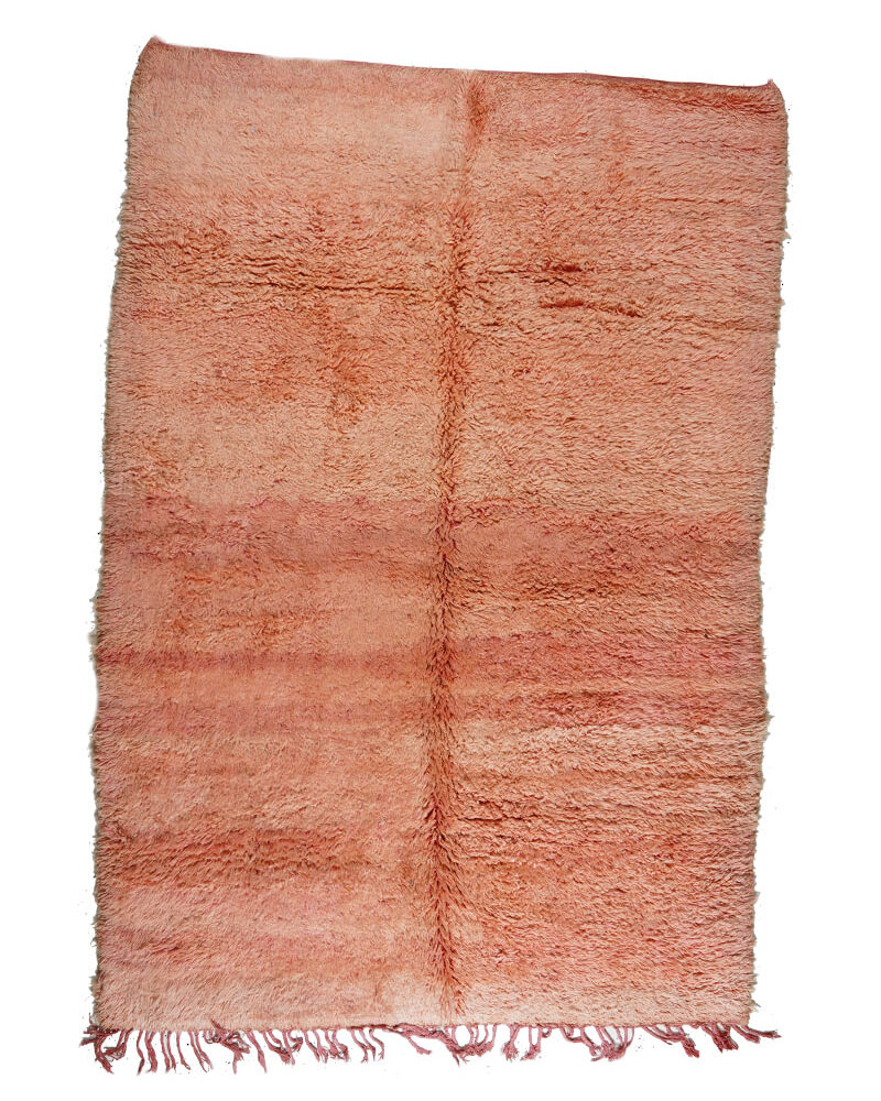 BM-1390 Berber Style Vintage Wool Moroccan Area Rug 6'-6"x 9'-6"