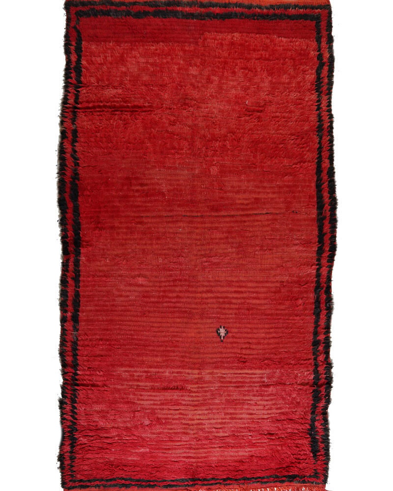 BJ-1292 Berber Style Vintage Moroccan Area Rug 5'-0"x 9'-0"