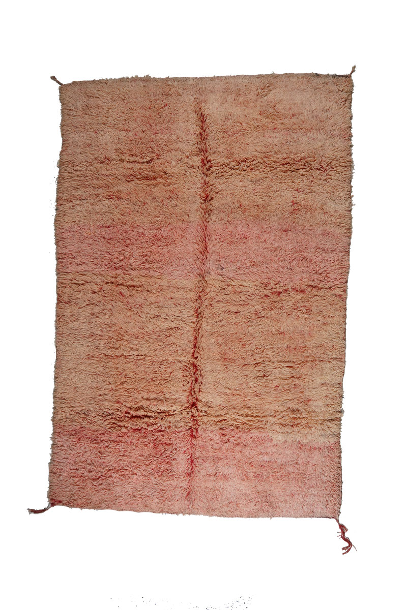 BM-1112 Berber Carpet Vintage Moroccan Area Rug 6'-1"x 9'-3"