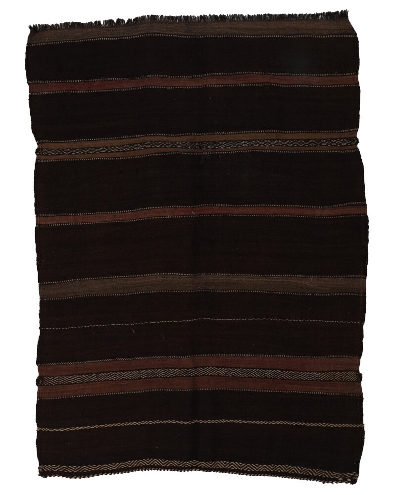 BJ-2346 Vintage Mid Atlas Style Wool Tribal Moroccan Area Rug 4'-9"x 6'-7"