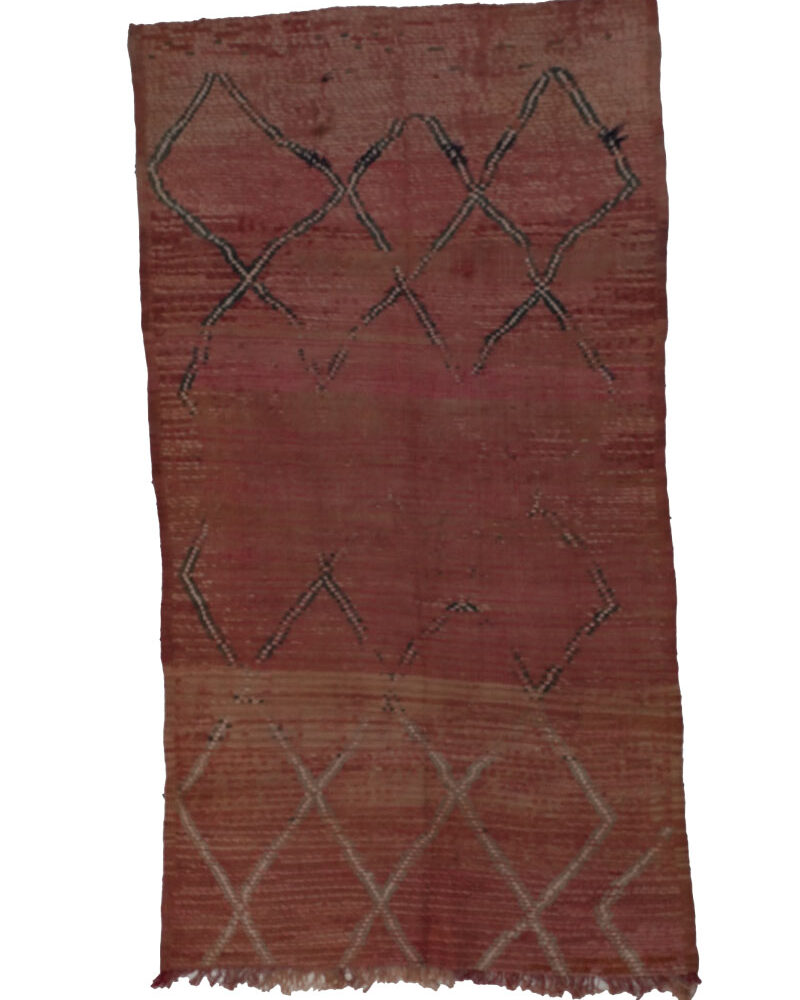 BJ-2213 classic carpet Atlas Wool Tribal Moroccan Area Rug 3'-8"x 6'-9"