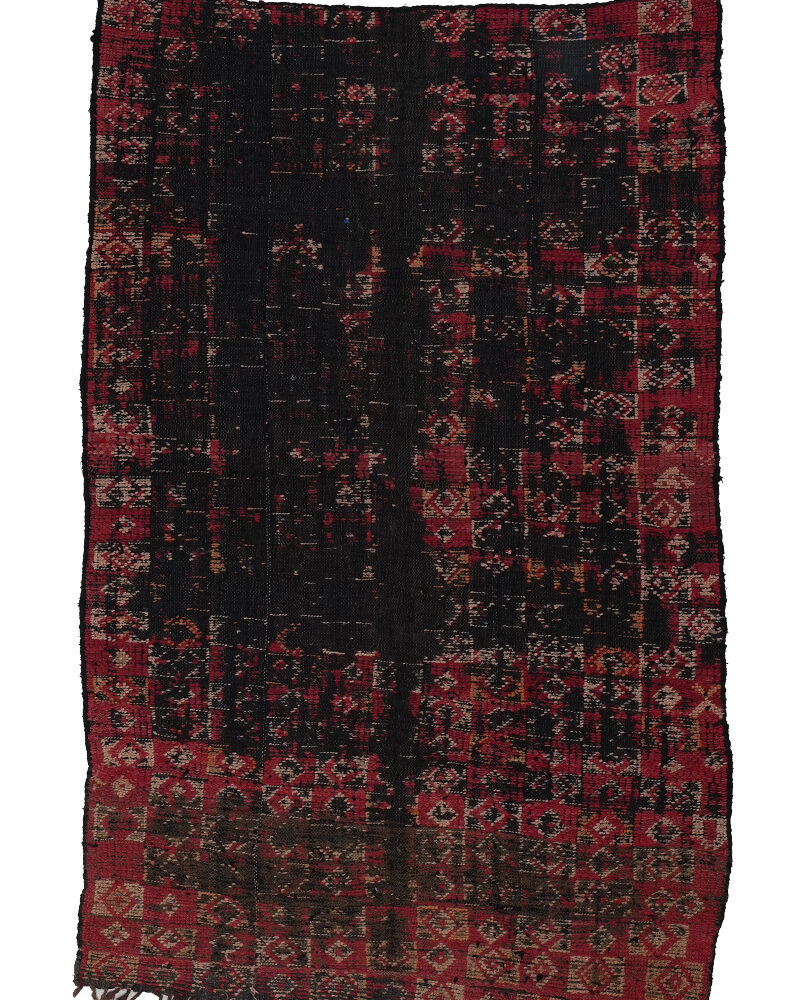 BM-2119 Vintage Atlas Style Wool Moroccan Area Rug 4'-1"x 7'-9"