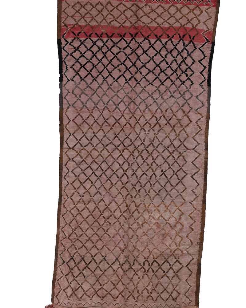 BM-2312 Vintage Atlas Style Wool Moroccan Area Rug 5'-3"x 10'-7"