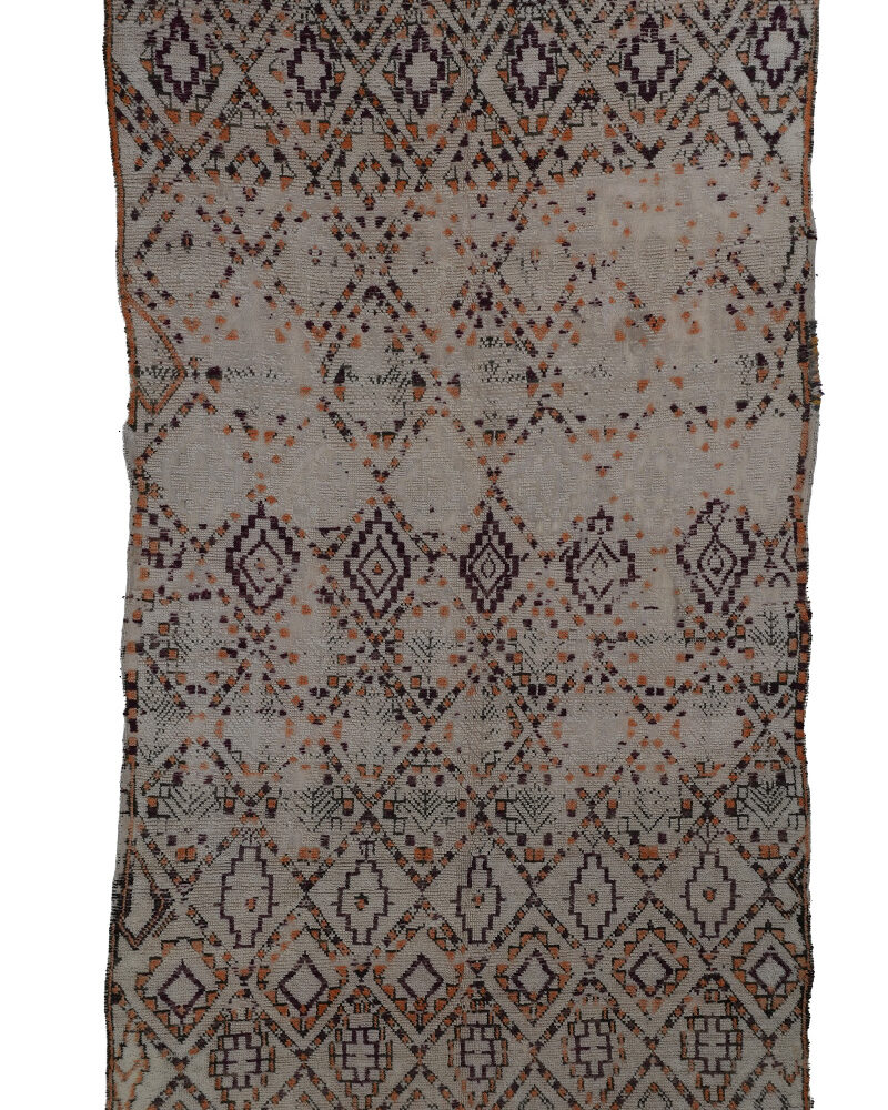 BO-2110 Vintage Atlas Berber Style Wool Moroccan Area Rug 6'-4"x 10'-8"