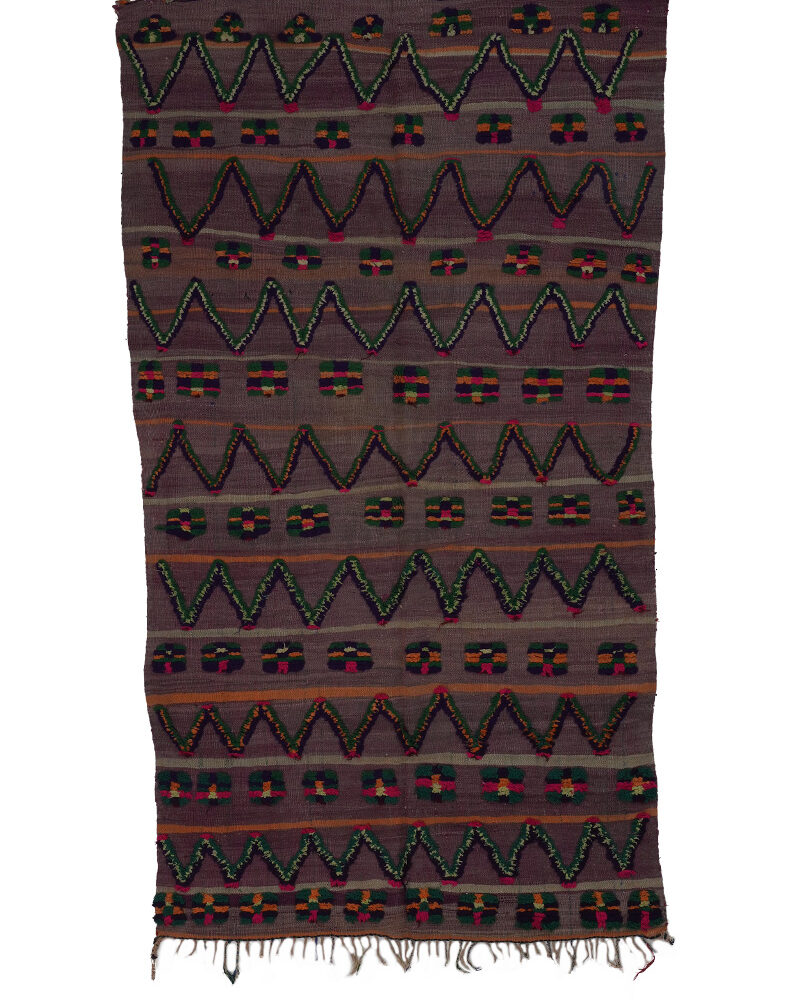 TL-2003 Vintage Nomad Style Wool Moroccan Area Rug 4'-6"x 8'-0"