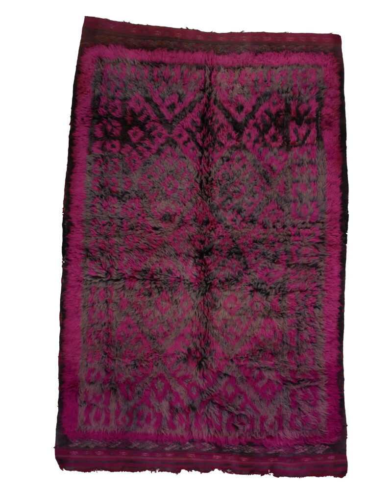 TL-2134 Vintage Nomad Style Wool Moroccan Area Rug 3'-9"x 5'-9"