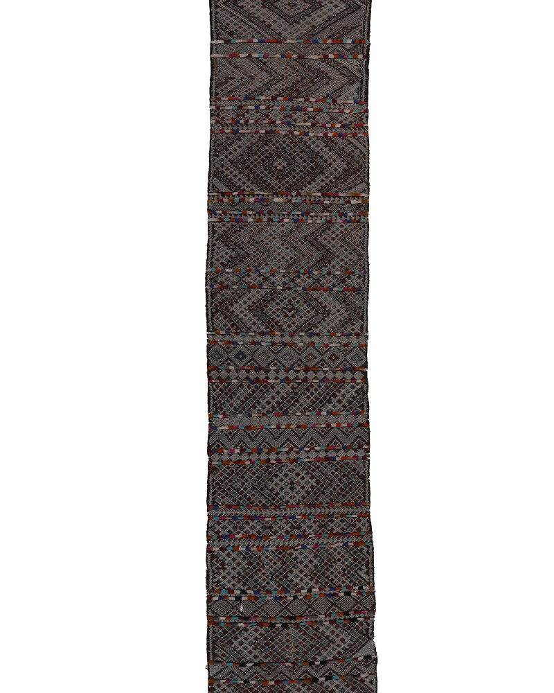 ZY-2000 Vintage Atlas Tribal Style Moroccan hallway Runner 3'-1"x 14'-5"
