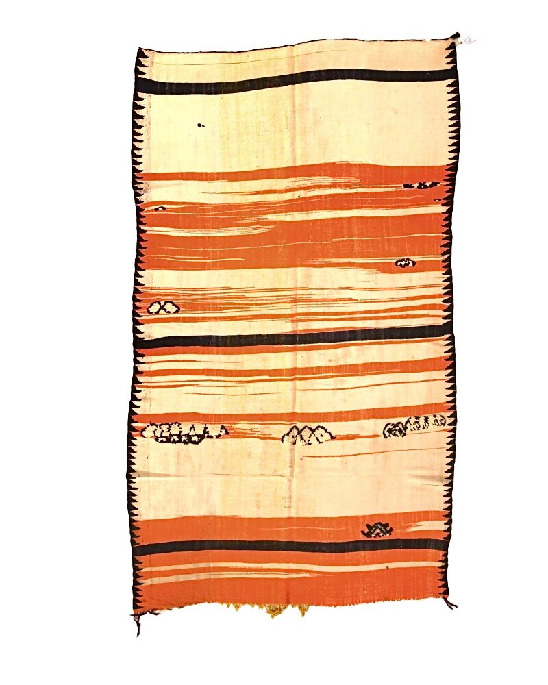 BJ-3040 Vintage Nomad Flat Weave Kilim Berber Moroccan Rugs 5'-3"x 9'-3"