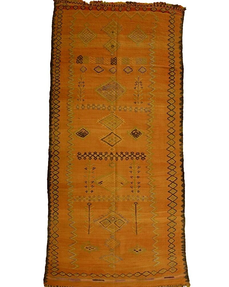 BJ-3045 Vintage Nomad Style Berber Moroccan Area Rug 6'-0"x 11'-1"