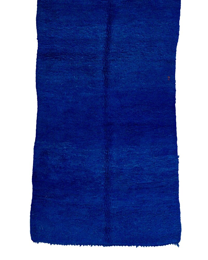 BM-3005 Vintage Tribal Style Wool Blue Moroccan Area Rug 6'-0"x 10'-0"