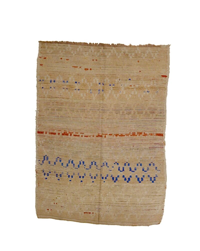 BM-3015 Vintage Tribal Style Wool Atlas Moroccan Area Rug 4'-9"x 6'-5"