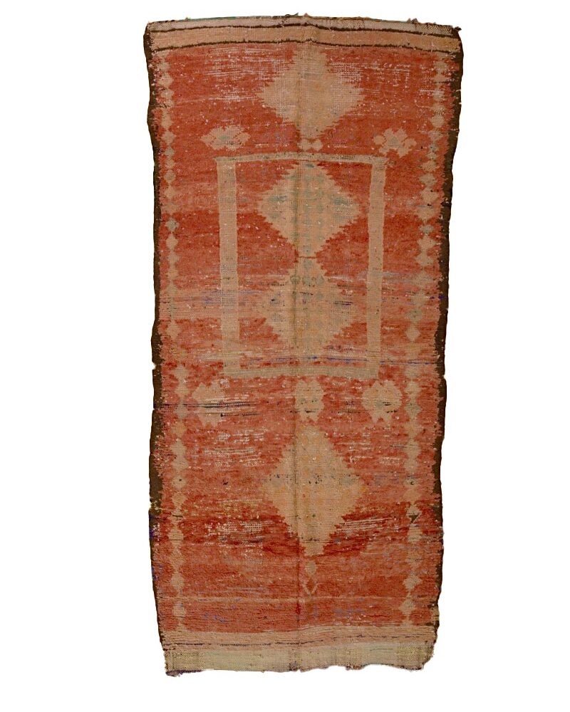 BM-3121 Vintage Nomad Style Atlas Moroccan Hallway Runner 5'-6"x 11'-8"