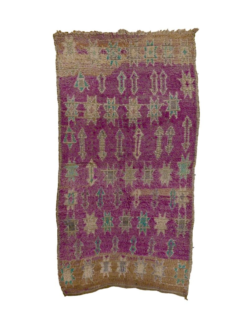 TL-3126 Vintage Nomad Style Wool Atlas Moroccan Area Rug 3'-3"x 6'-0"