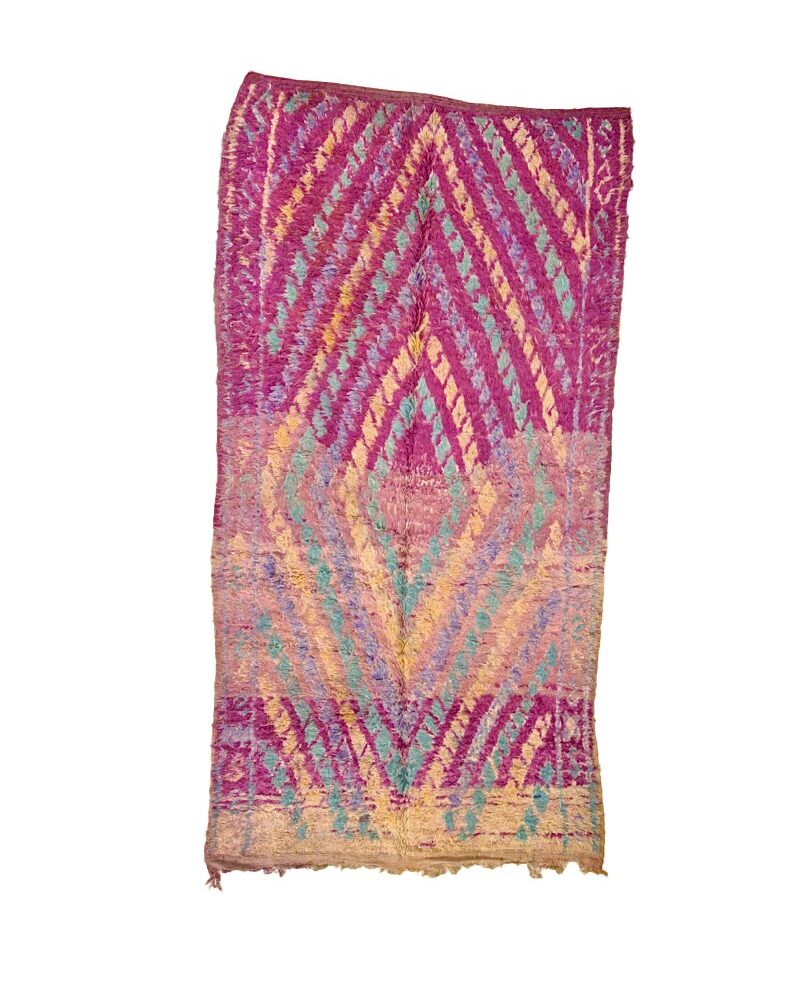 BM-3026 Vintage Tribal Style Wool Atlas Moroccan Area Rug 6'-0"x 12'-0"