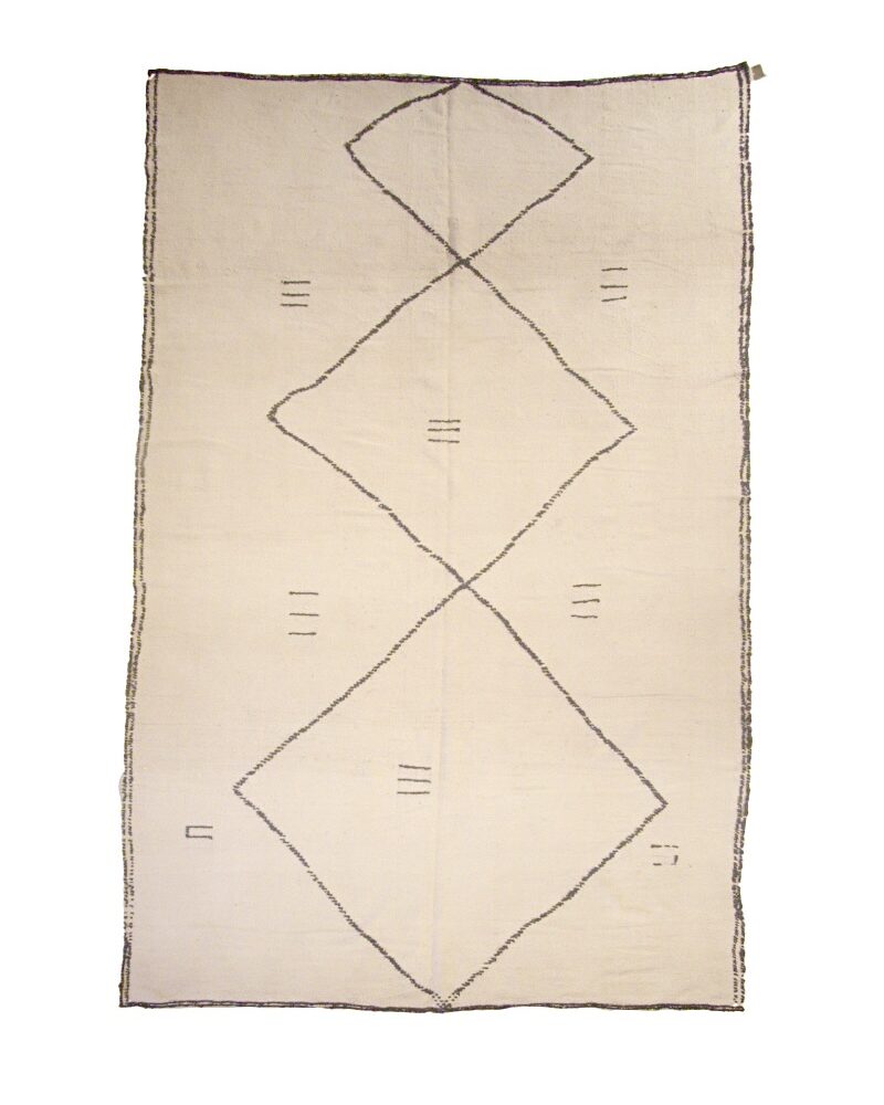 BO-2796 Vintage Tribal Style Wool Atlas Moroccan Area Rug 8'-3"x 12'-6"