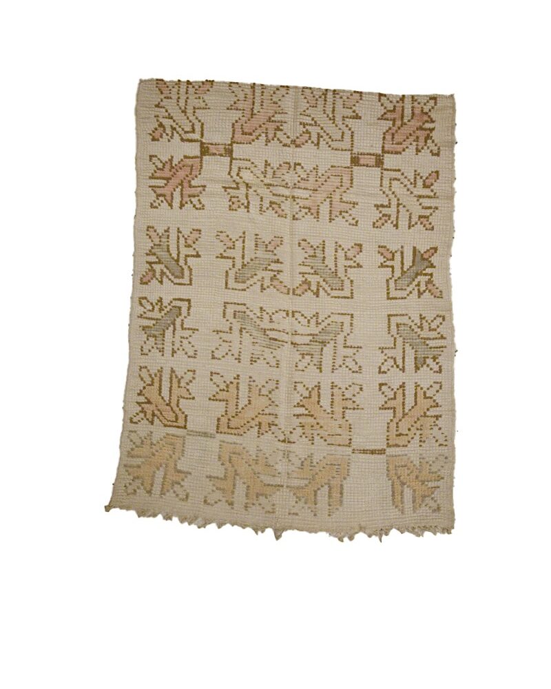 BO-3003 Vintage Tribal Style Wool Atlas Moroccan Area Rug 4'-5"x 6'-0"