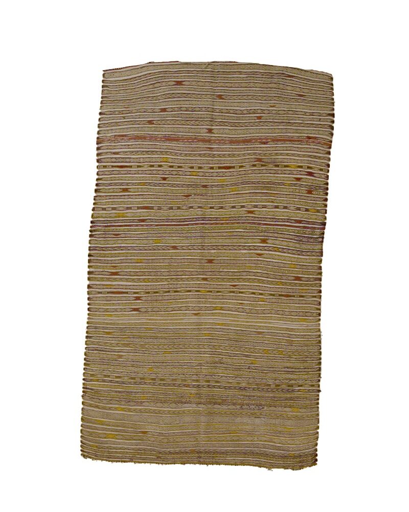 BO-3032 Vintage Tribal Style Wool Atlas Moroccan Area Rug 4'-0"x 7'-5"