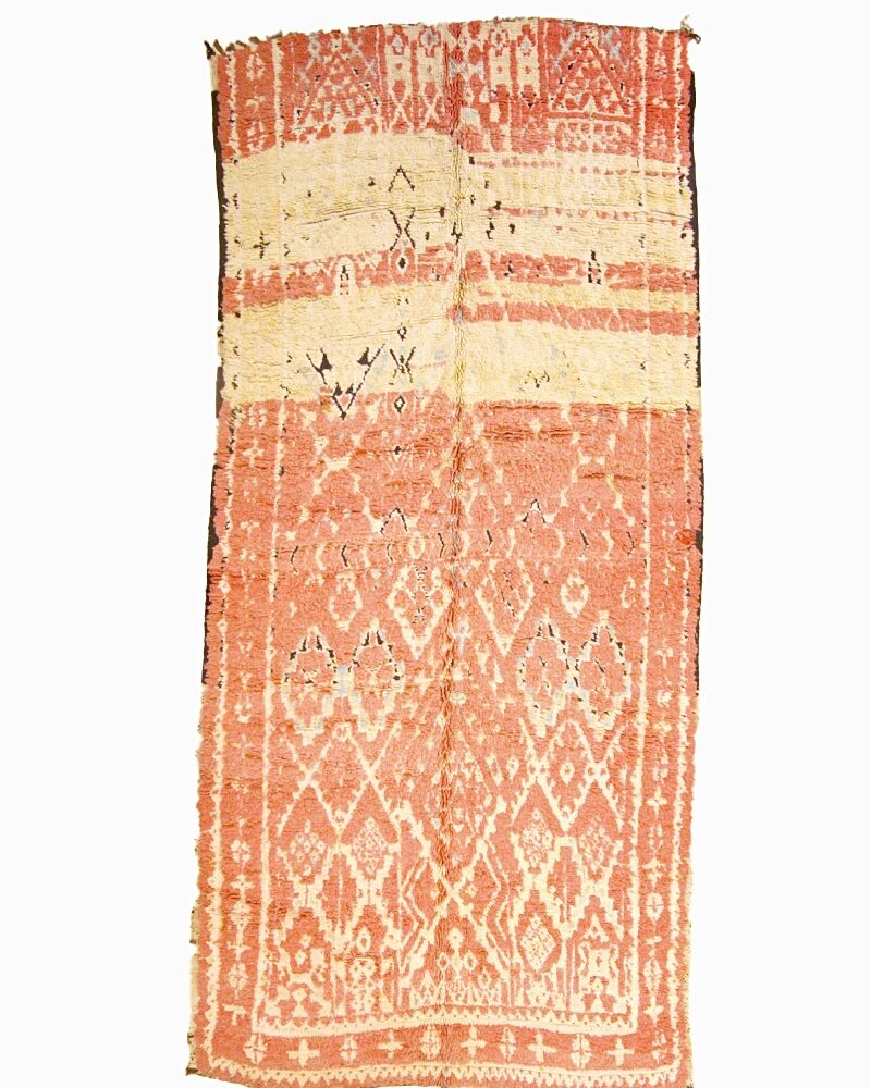 MR-3002 Vintage Tribal Style wool Atlas Moroccan Area Rug 6'-3"x 13'-3"