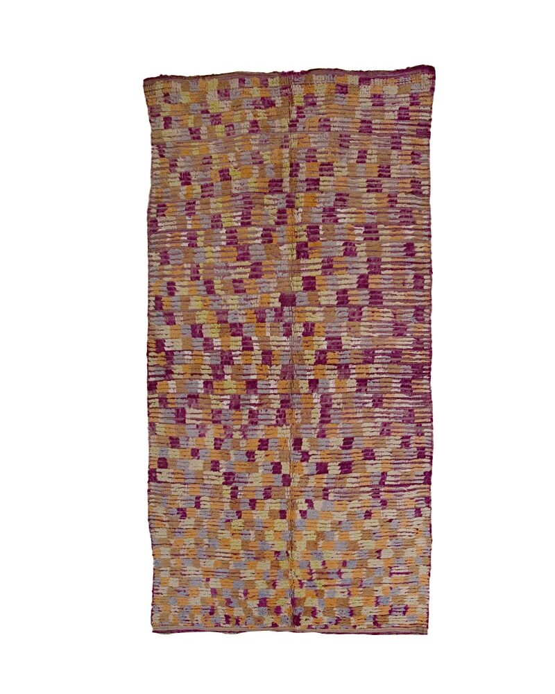 TL-3085 Vintage Tribal Style wool Atlas Moroccan Area Rug 5'-7"x 11'-4"