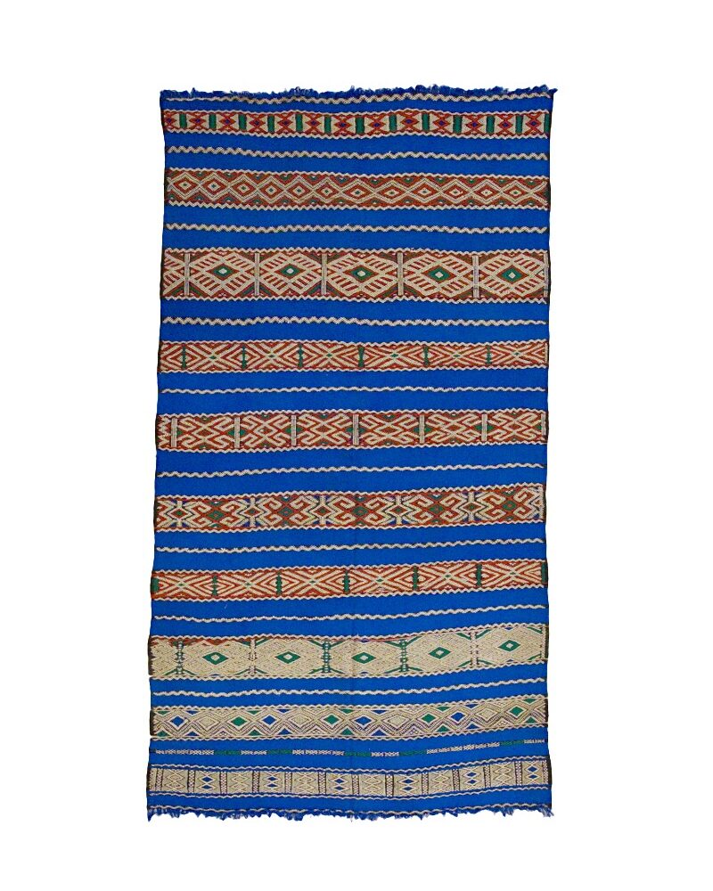 ZM-3001 Vintage Tribal Style wool Atlas Moroccan Area Rug 4'-10"x 8'-9"